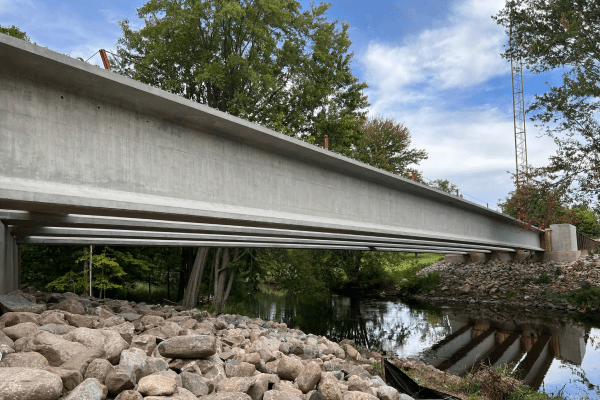 Cutler Bridge - Elevation View of the Beams